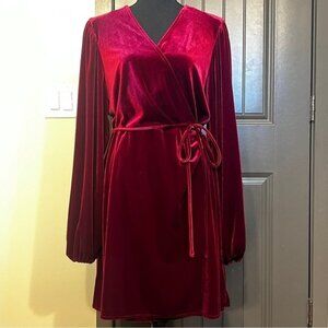 NWT Gianni Bini Merlot Wrap Dress, Size X-Large